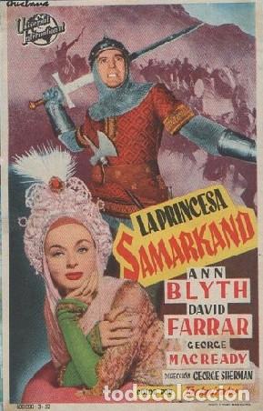 Cine: PROGRAMA DE CINE: LA PRINCESA SAMARKAND PC-8340 - Foto 1