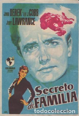 Cine: PROGRAMA DE CINE: SECRETO DE FAMILIA PC-8343 - Foto 1