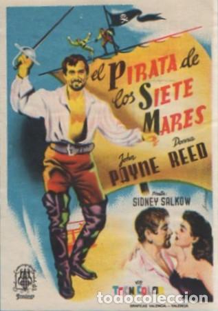 Cine: PROGRAMA DE CINE: EL PIRATA DE LOS SIETE MARES PC-8350 - Foto 1