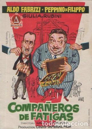 Cine: PROGRAMA DE CINE: COMPA&Ntilde;EROS DE FATIGAS PC-8351 - Foto 1