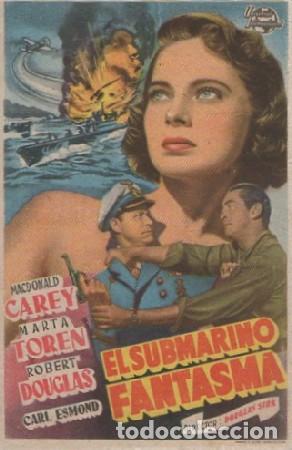 Cine: PROGRAMA DE CINE: EL SUBMARINO FANTASMA PC-8354 - Foto 1