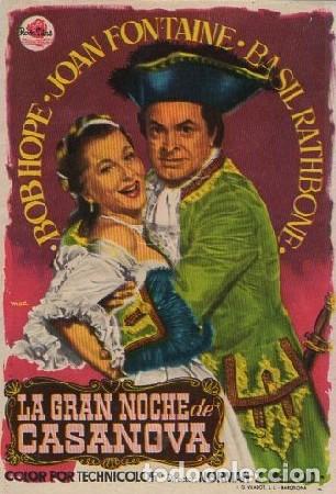 Cine: PROGRAMA DE CINE: LA GRAN NOCHE CASANOVA PC-8361 - Foto 1