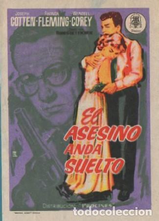 Cine: PROGRAMA DE CINE: EL ASESINO ANDA SUELTO PC-8364 - Foto 1
