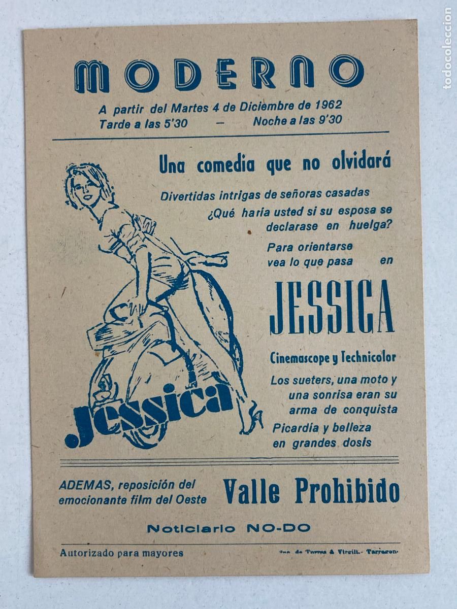 Cine: JESSICA, CINE MODERNO - PROGRAMA LOCAL - Foto 1