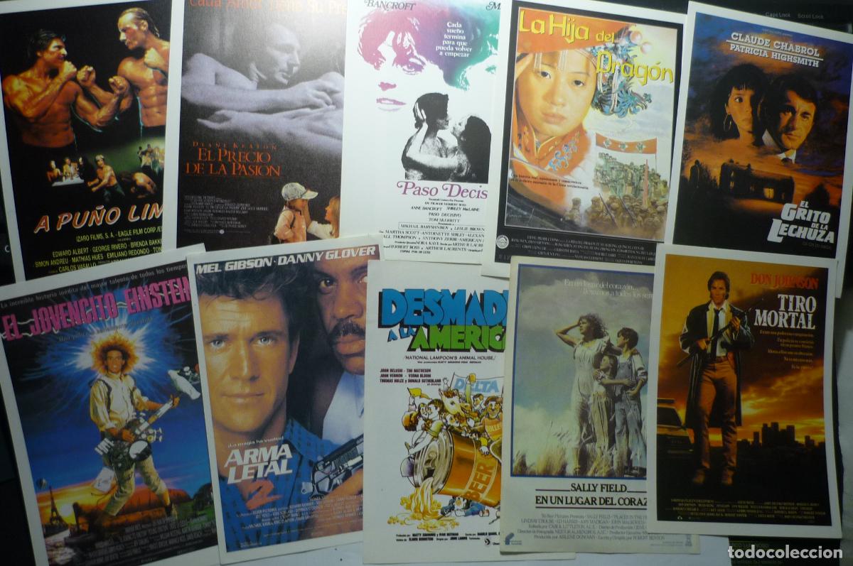 Cine: lote folletos cine modernos a imprenta