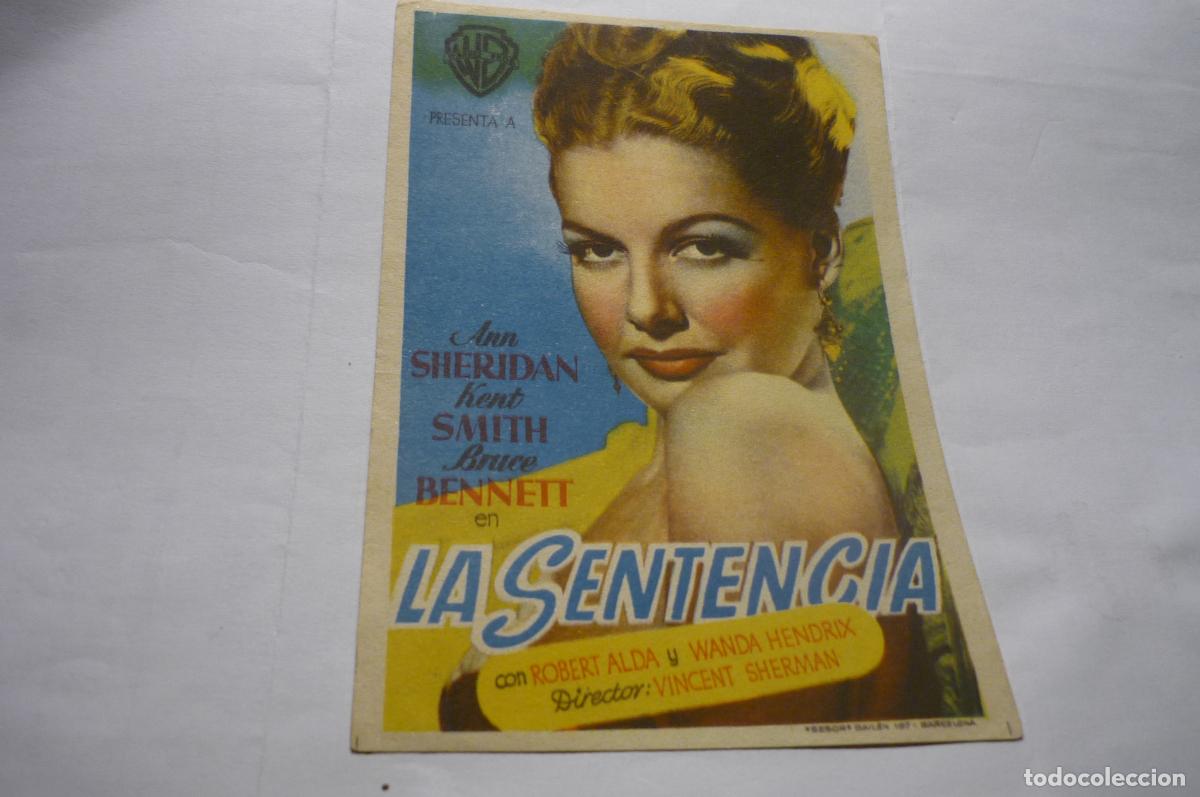 Cine: programa la sentencia,.ann sheridan - Foto 1