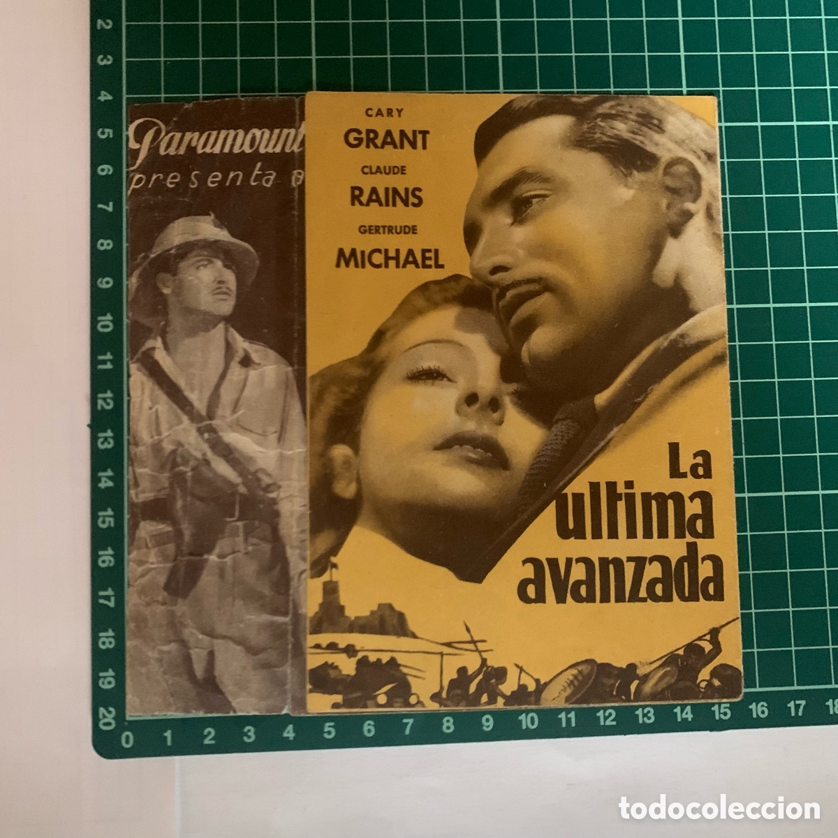 Cine: Folleto de mano, programa de cine pel&iacute;cula la &uacute;ltima avanzada espa&ntilde;oleto xativa
