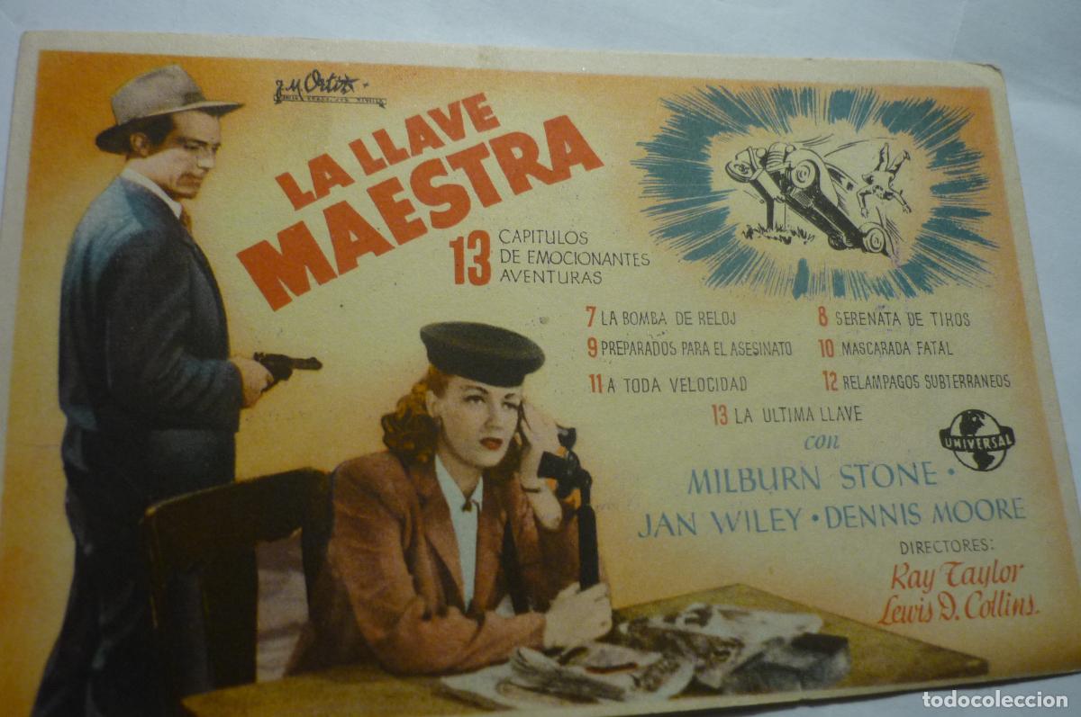 Cine: programa la llave maestra -publicidad alhambra zaragoza - Foto 1