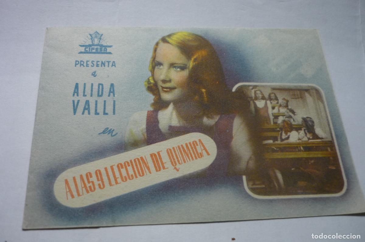 Cine: programa doble a las 9 leccion de quimica -alida valli - Foto 1