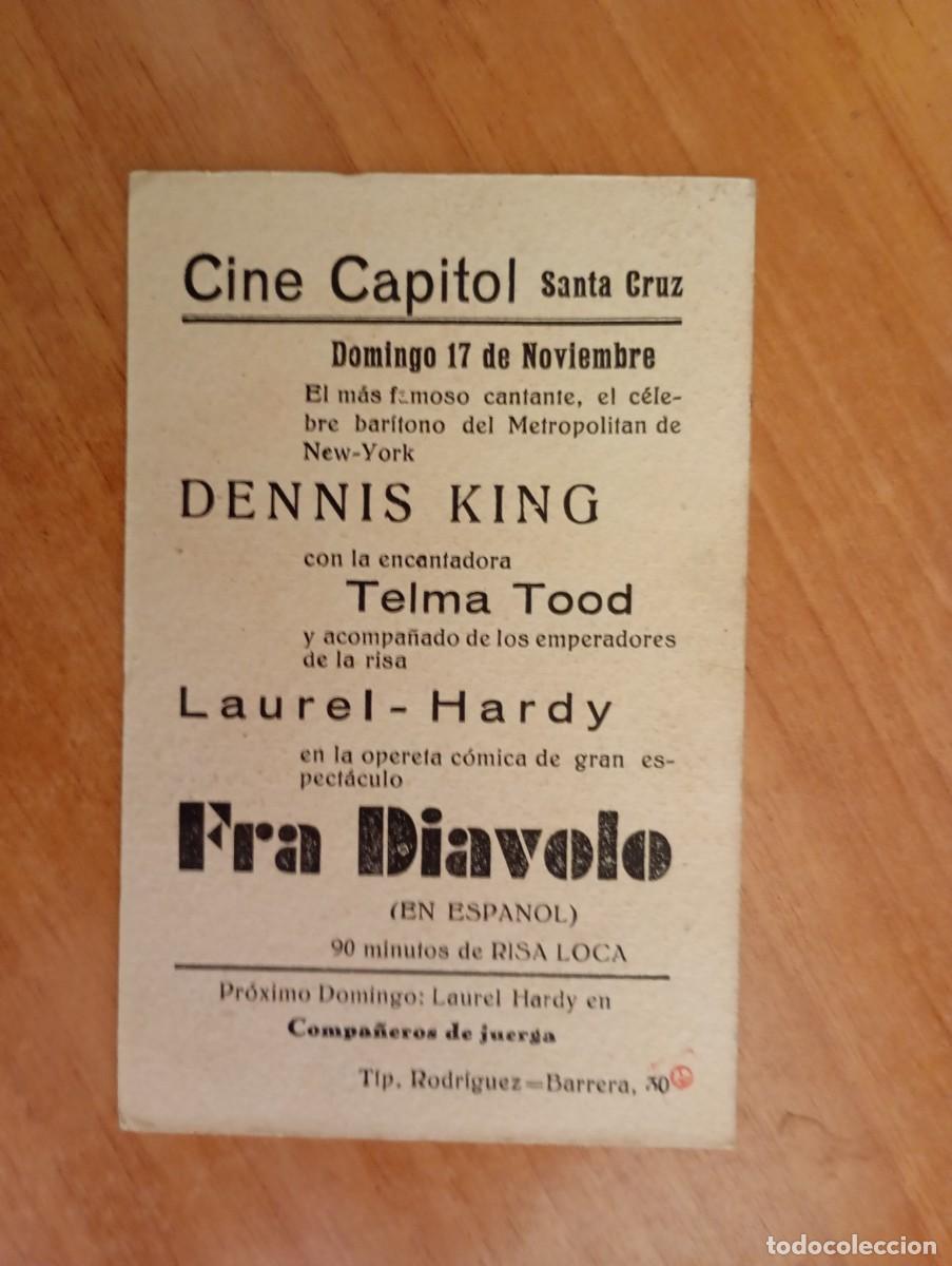 Cine: ALB3-- PROGRAMA DE CINE ---FRA DIAVOLO ct - Foto 2