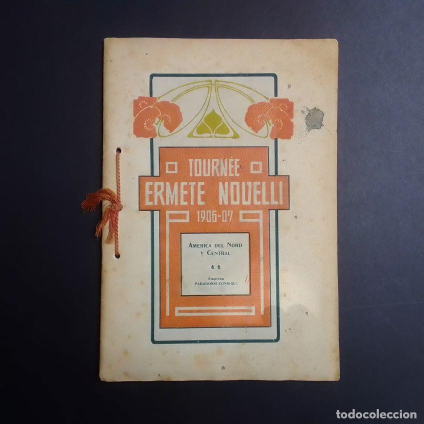Cine: TOURNE ERMETE NOVELLI 1906 - 1907 PROGRAMA - Foto 1