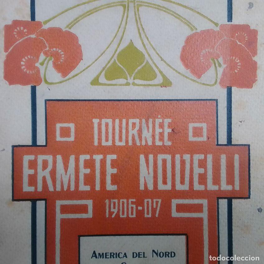 Cine: TOURNE ERMETE NOVELLI 1906 - 1907 PROGRAMA - Foto 2