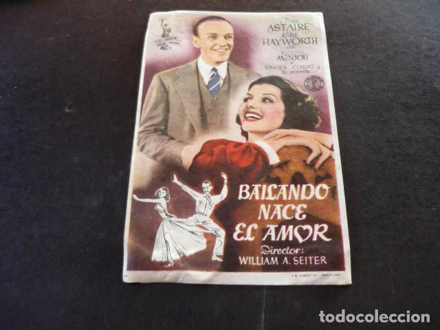 Cine: BAILANDO NACE EL AMOR PROGRAMA DE MANO SIN PUBLICIDAD - Foto 1