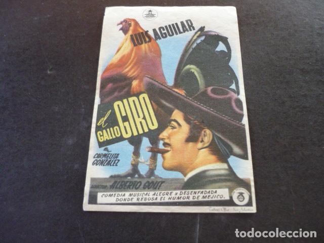 Cine: EL GALLO GIRO PROGRAMA DE MANO SIN PUBLICIDAD - Foto 1