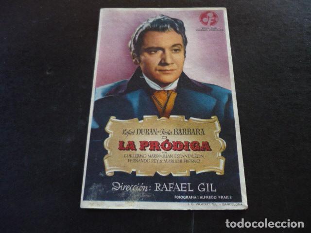 Cine: LA PRODIGA PROGRAMA DE MANO SIN PUBLICIDAD - Foto 1