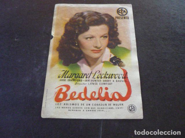 Cine: BEDELIA PROGRAMA DE MANO SIN PUBLICIDAD - Foto 1