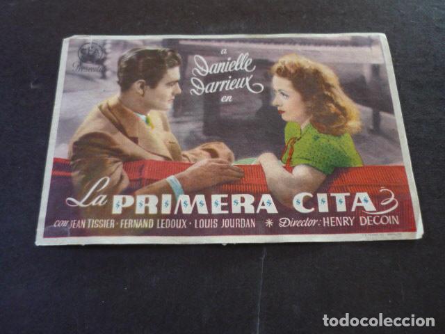 Cine: LA PRIMERA CITA PROGRAMA DE MANO SIN PUBLICIDAD - Foto 1