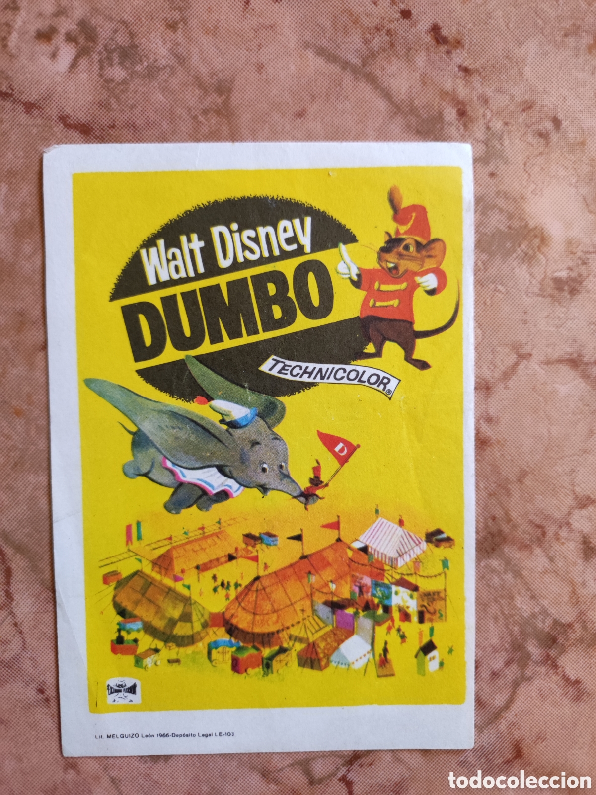 Cine: Dumbo ,folleto de mano - Foto 1