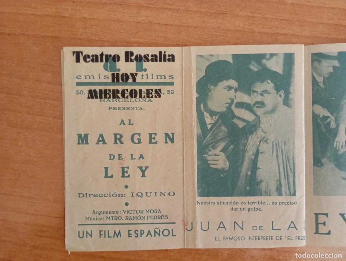 Cine: ALB3-- PROGRAMA DE CINE --- AL MARGEN DE LA LEY. ct - Foto 1