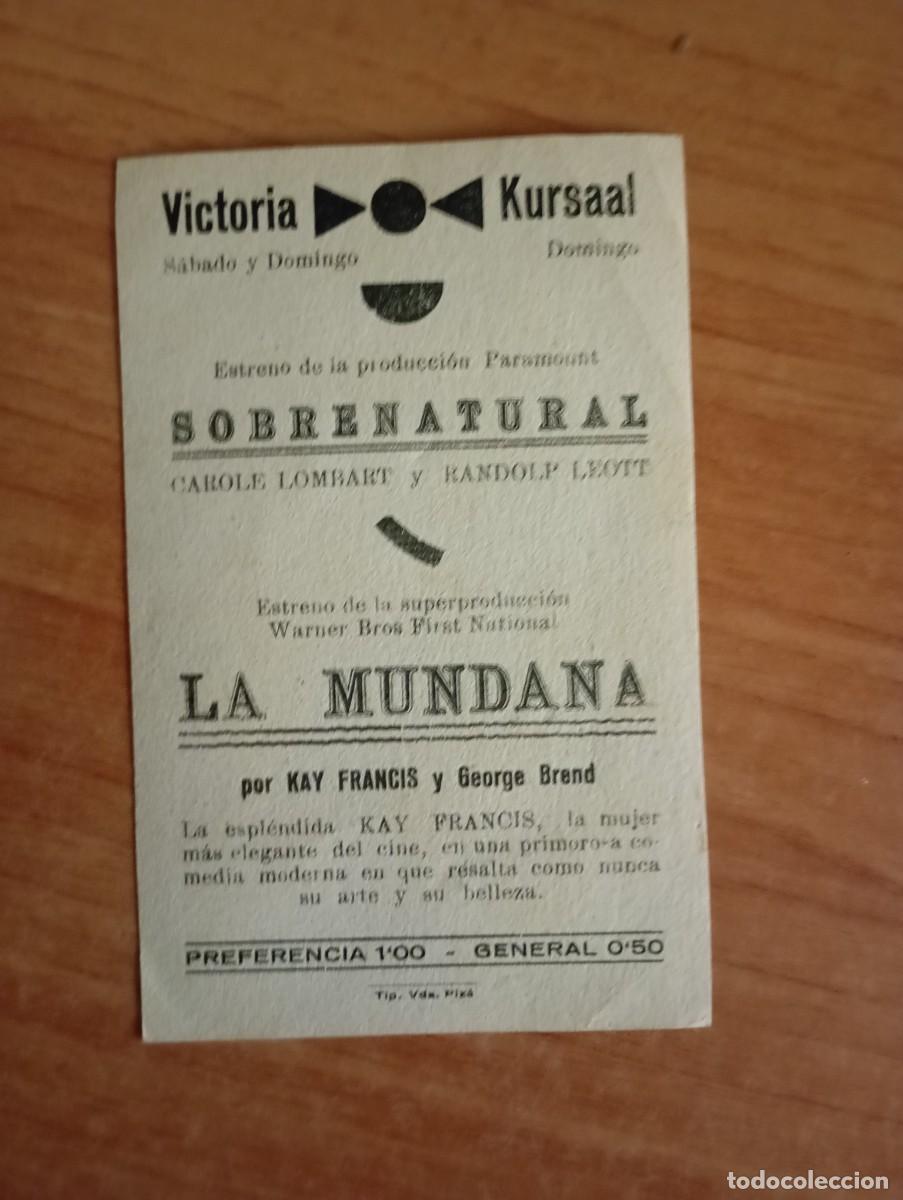 Cine: ALB3.2-- PROGRAMA DE CINE -- - LA MUNDANA ct - Foto 2
