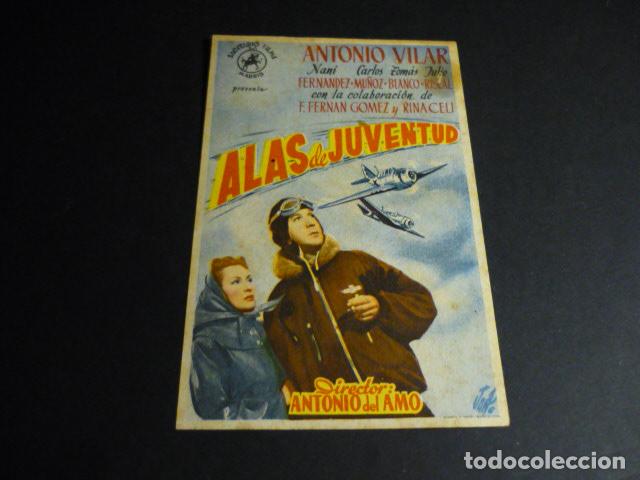 Cine: ALAS DE JUVENTUD PROGRAMA DE CINE SIN PUBLICIDAD - Foto 1