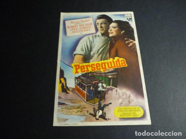 Cine: PERSEGUIDA PROGRAMA DE CINE CON PUBLICIDAD TEATRO COMICO LA LINEA DE LA CONCEPCION CADIZ - Foto 1
