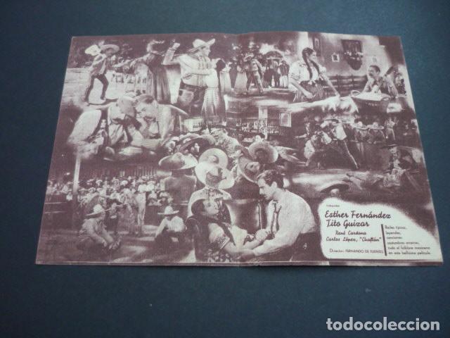 Cine: ALLA EN EL RANCHO GRANDE PROGRAMA DE CINE DOBLE SIN PUBLICIDAD - Foto 2