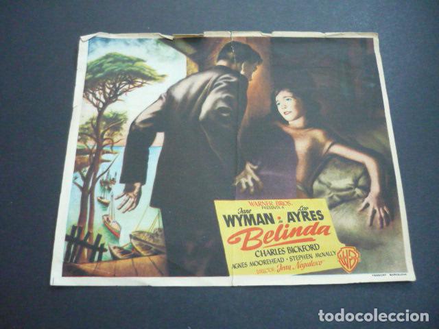  Flyers Publicitaires de films Anciens: BELINDA PROGRAMA DE CINE CON PUBLICIDAD TEATRO CAPITOL CACERES