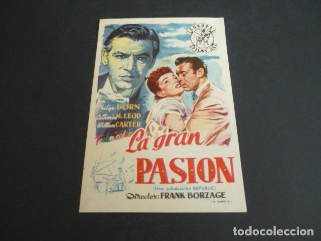 Kino: LA GRAN PASION PROGRAMA DE CINE CON PUBLICIDAD CINE CAPITOL CACERES