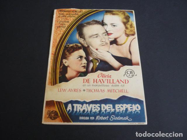 Kino: A TRAVES DEL ESPEJO PROGRAMA DE CINE CON PUBLICIDAD CINE WINDSOR BARCELONA