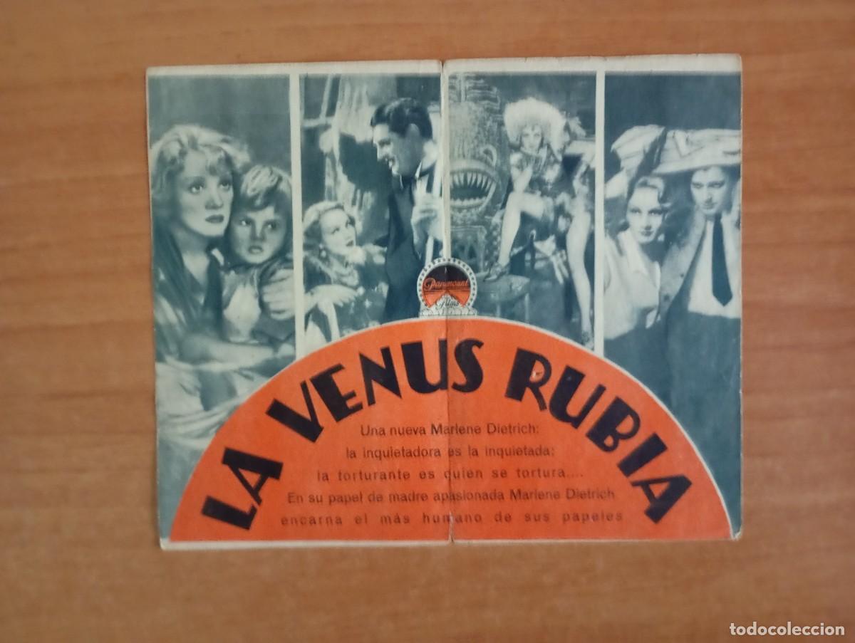 Cine: ALB3.2-- PROGRAMA DE CINE -- -LA VENUS RUBIA - Foto 2