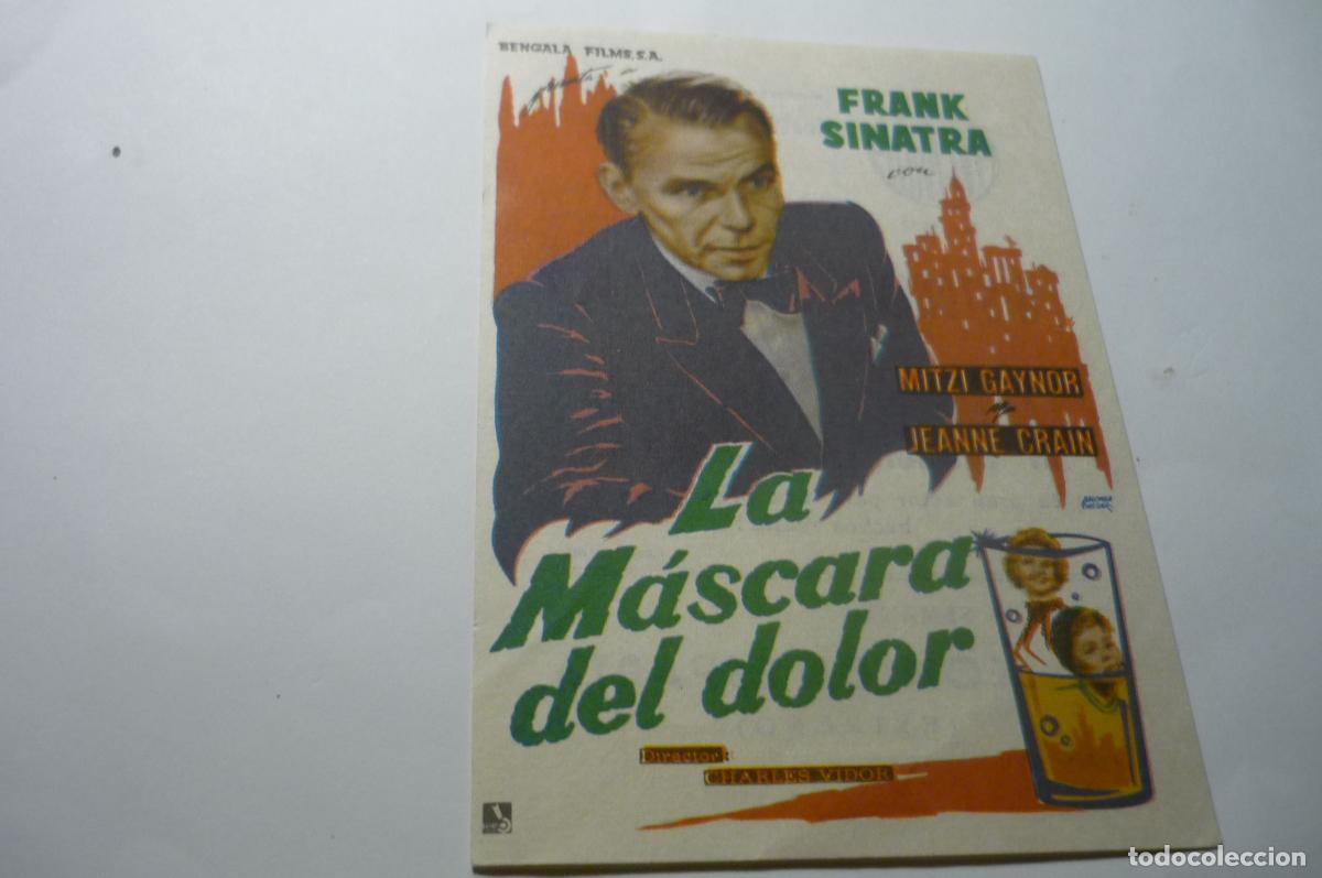 Cine: programa la mascara del dolor.-frank sinatra publicidad avenida reus - Foto 1