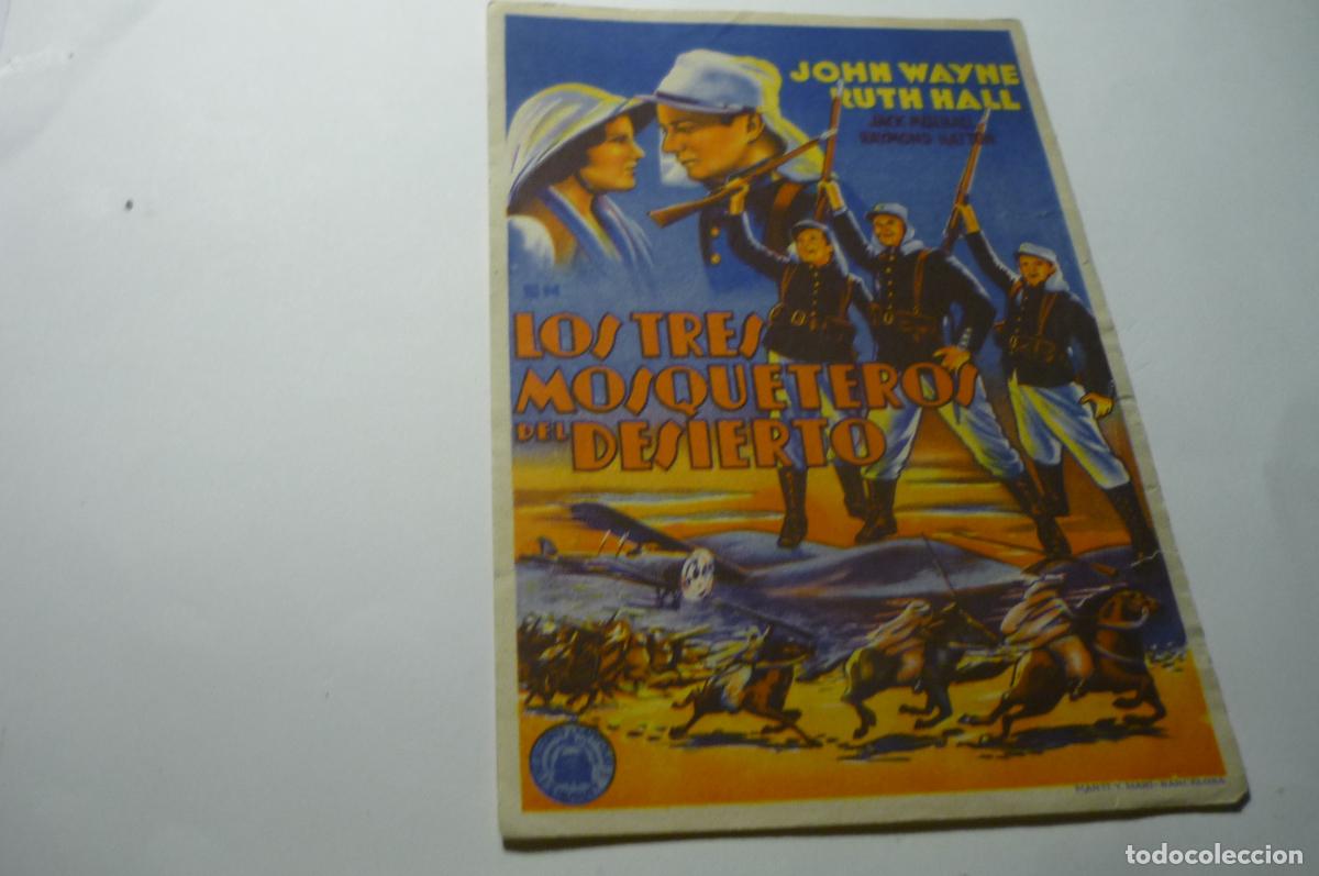 Cine: programa los tres mosqueteros del desierto.-john wayne publicidad santa cruz.-loviedo??