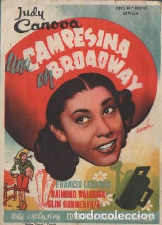 Cine: PROGRAMA DE CINE: UNA CAMPESINA EN BROADWAY PC-8403 - Foto 1