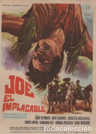Cine: PROGRAMA DE CINE: JOE EL IMPLACABLE PC-7791 ,2 - Foto 1