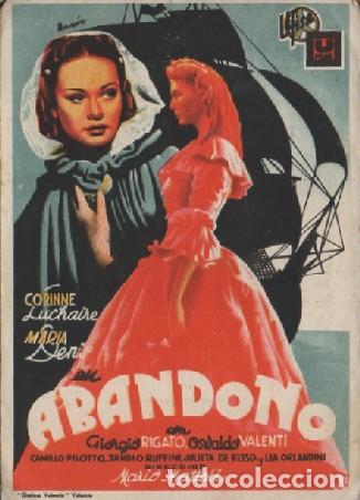 Cine: PROGRAMA DE CINE: ABANDONO PC-8525 - Foto 1
