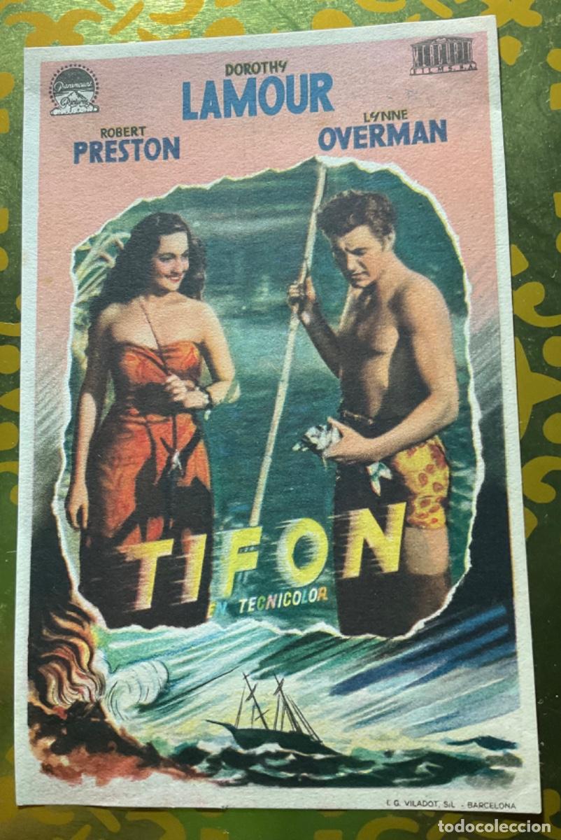Kino: FOLLETO DE MANO TIF&Oacute;N . SIN PUBLICIDAD