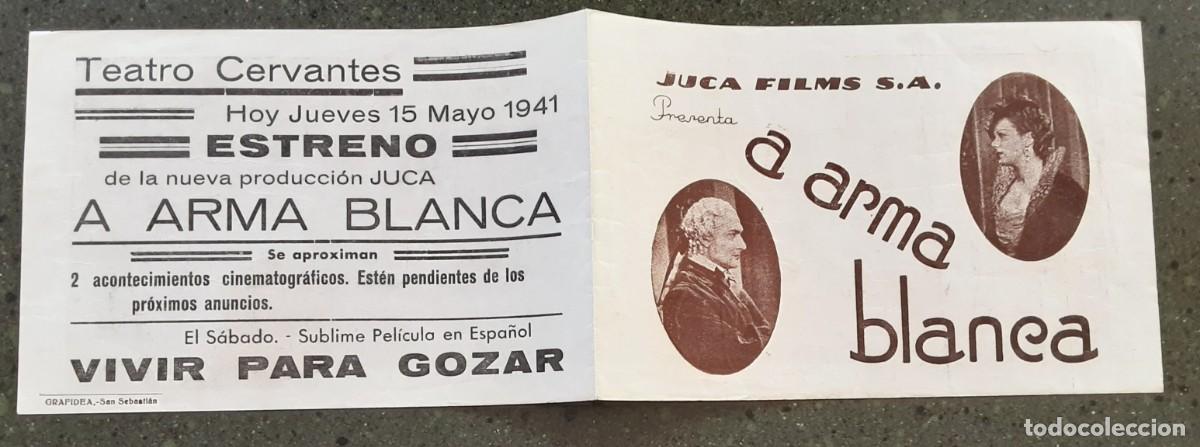 Cine: A arma blanca, programa doble - Foto 1