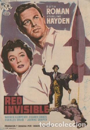 Cine: PROGRAMA DE CINE: RED INVISIBLE PC-8446 - Foto 1