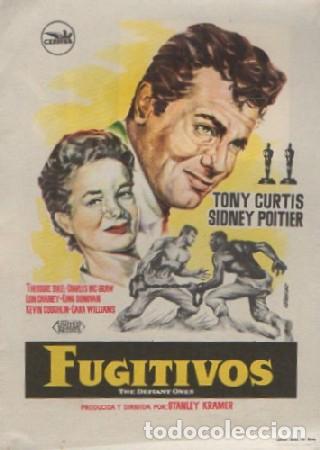 Cine: PROGRAMA DE CINE: FUGITIVOS PC-8461 - Foto 1
