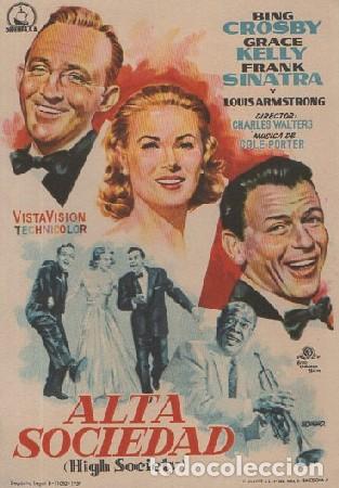 Cine: PROGRAMA DE CINE: ALTA SOCIEDAD PC-8462 - Foto 1