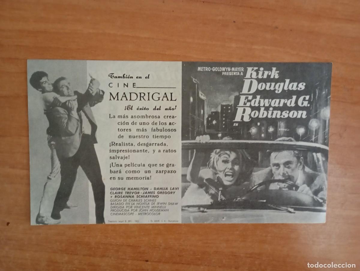 Folhetos de m&atilde;o de filmes antigos de cinema: ALB3.2-- PROGRAMA DE CINE -- - DOS SEMANAS EN OTRA CIUDAD ct