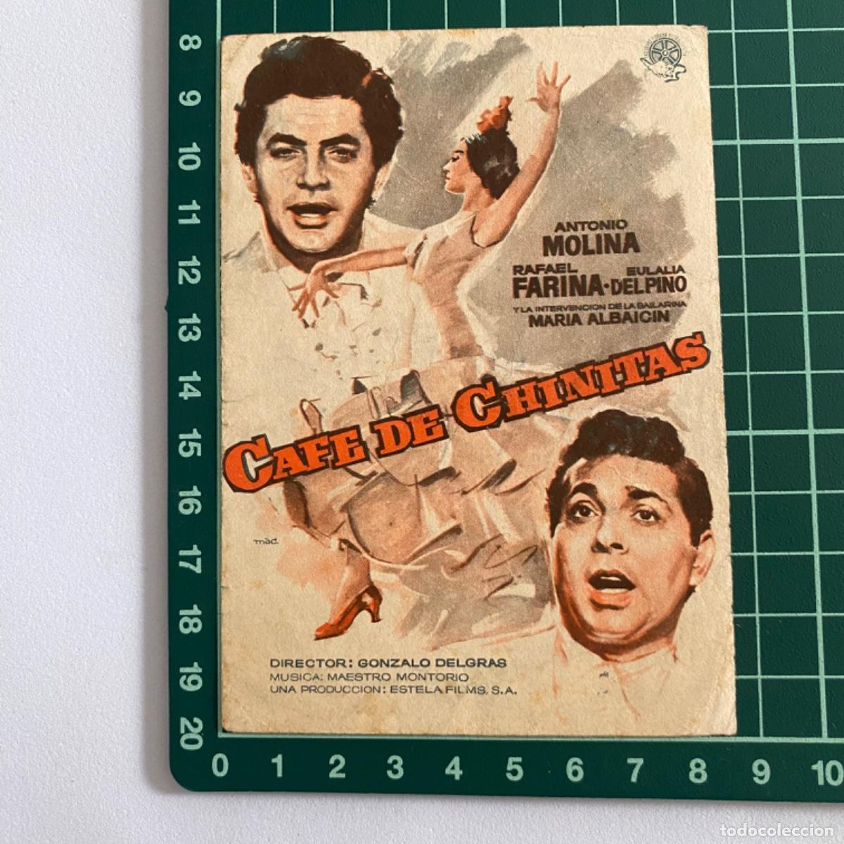Cine: Programa de cine folleto de mano pelicula Cafe de Chinitas Palacio Avenida - Foto 1
