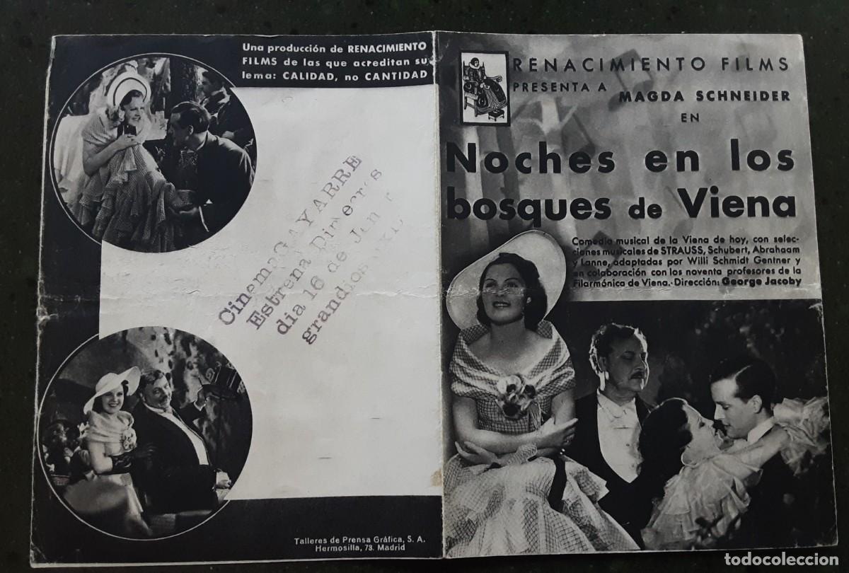 Cine: NOCHES EN LOS BOSQUES DE VIENA, MAGDA SCHNEIDER. - Foto 1