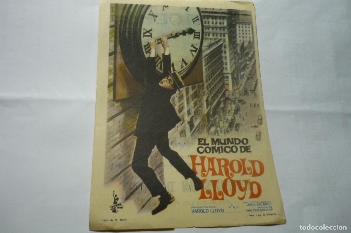 Cine: programa el mundo comico de harold lloyd-publicidad - Foto 1