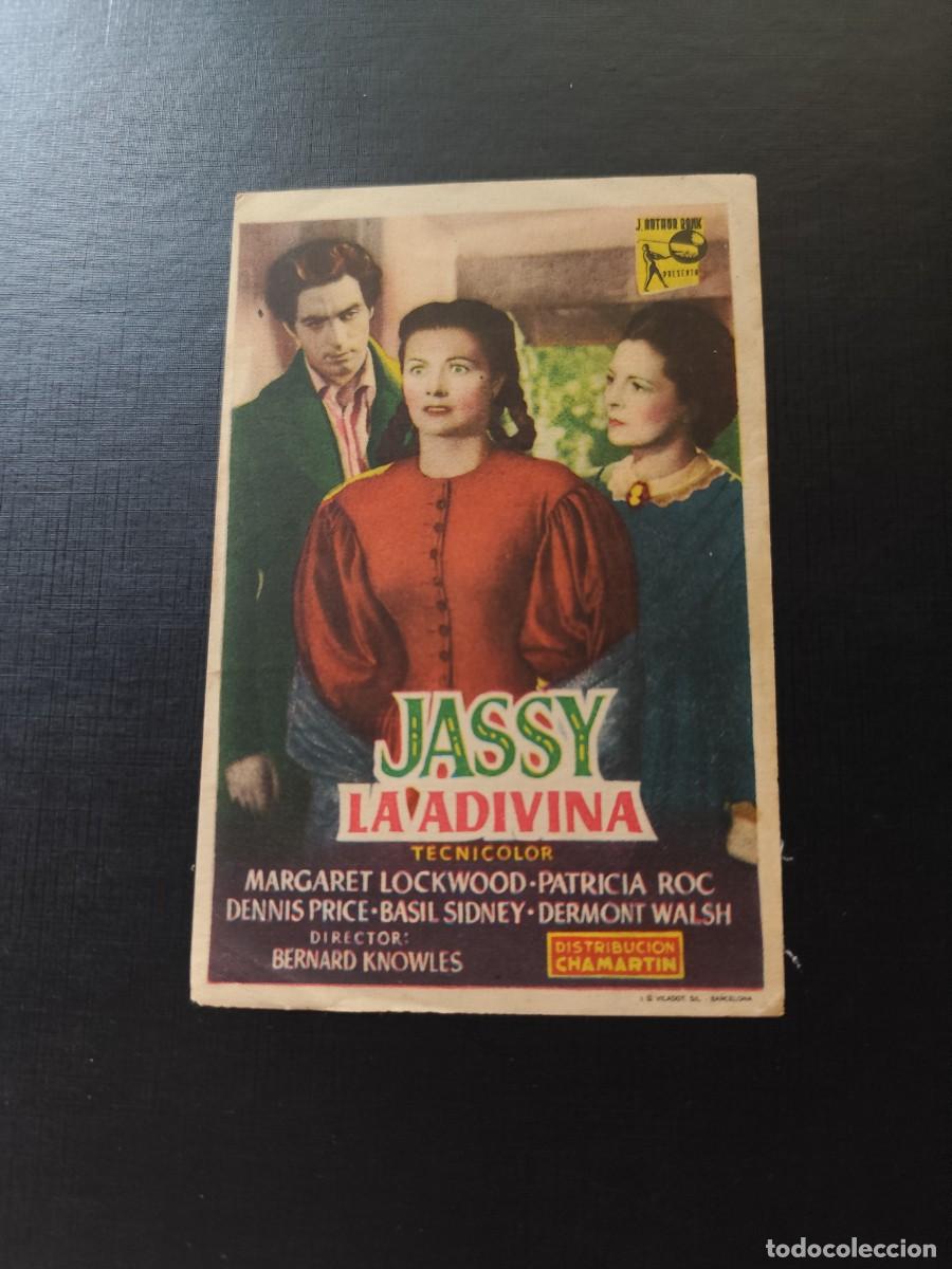 Folhetos de m&atilde;o de filmes antigos de cinema: Jassy la adivina sin publicidad
