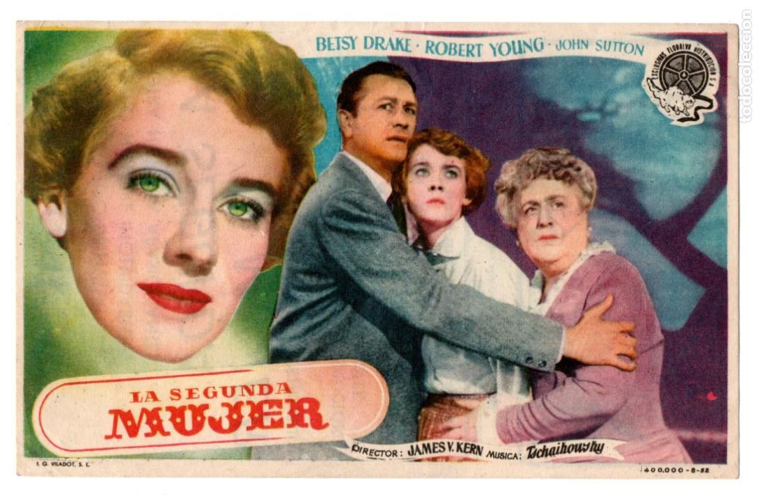 Cinema: LA SEGUNDA MUJER - BETSY DRAKE, ROBERT YOUNG, JOHN SUTTON - DIRECTOR JAMES V KERN - CINE COSO