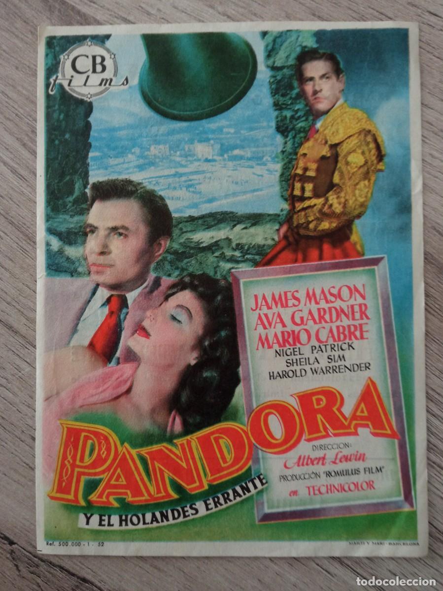 Cine: PANDORA Y EL HOLANDES ERRANTE, AVA GARDNER, PRINCIPAL CINEMA, 1952