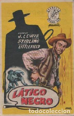 Cine: PROGRAMA DE CINE: L&Aacute;TIGO NEGRO PC-8477 - Foto 1