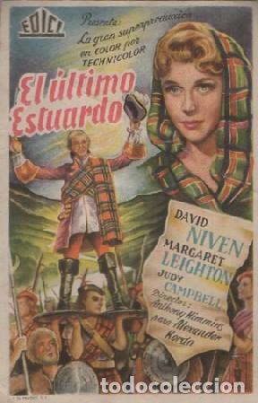 Cine: PROGRAMA DE CINE: EL &Uacute;LTIMO ESTUARDO PC-8489 - Foto 1